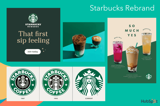 An example of a rebrand, Starbucks impressive rebranding